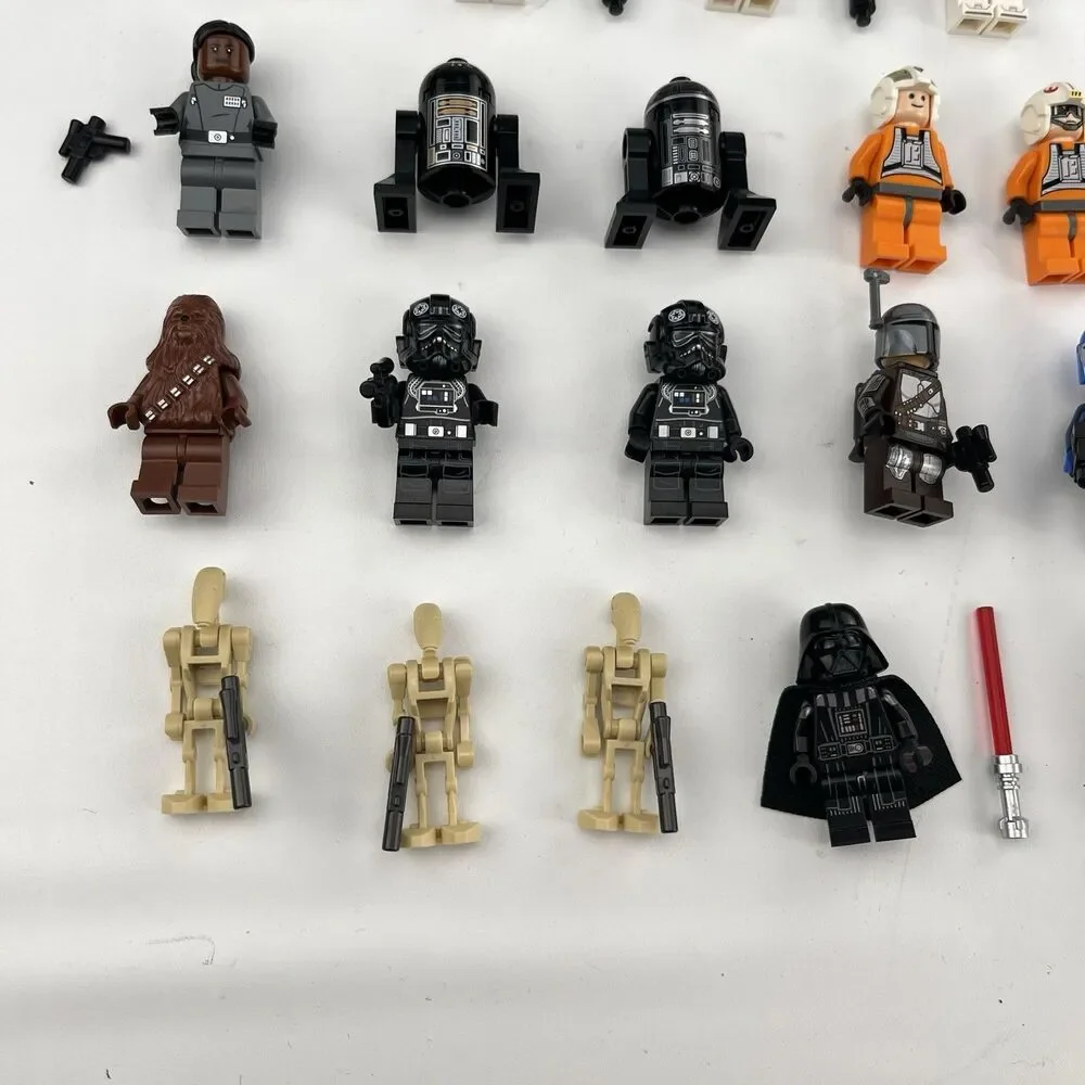 lego star wars minifigure lot Clone Trooper Commander Darth Droid Mando